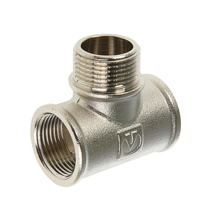 Тройник Valtec, внутренняя/наружная/внутренняя резьба 3/4"