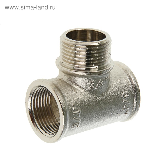 

Тройник Valtec, 3/4", внутренняя/наружная/внутренняя резьба
