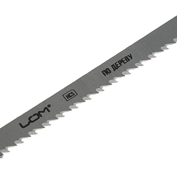 Полотна для электролобзика LOM, по дереву, 5 шт, HСS, 75 х 2,5 мм T101BR