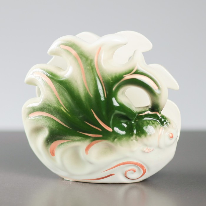 Салфетница "Рыбка" зелёная