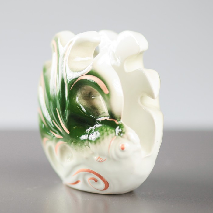 Салфетница "Рыбка" зелёная