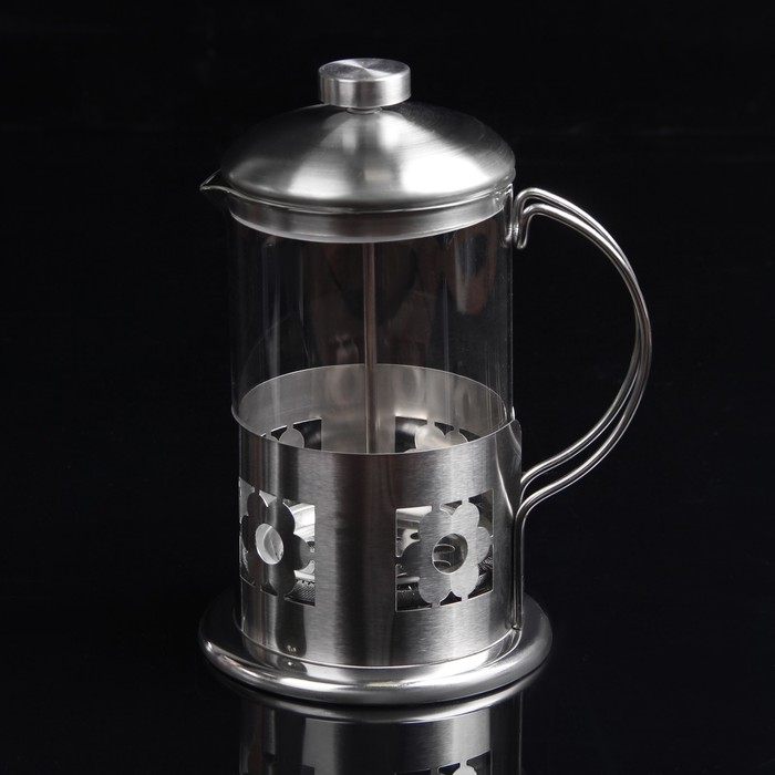 Френч-пресс 800 мл "Цветок"