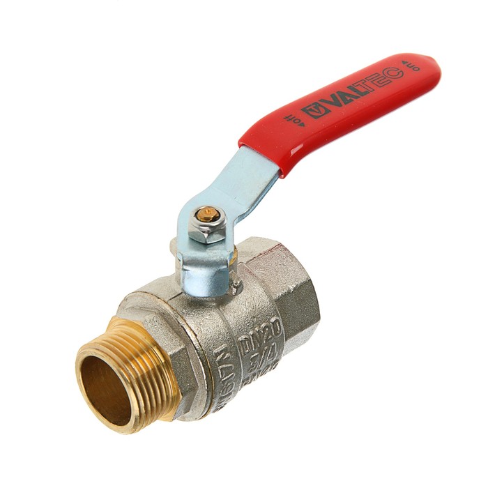 Кран шаровой Valtec base, внутренняя/наружная резьба 3/4", ручка