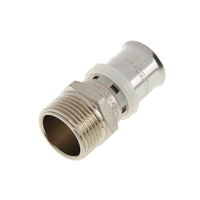 Муфта Valtec, пресс, 20 мм х 3/4" наружная резьба