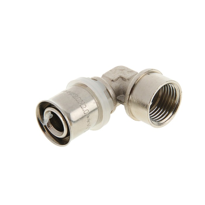 Уголок Valtec, пресс, 20 мм х 1/2" внутренняя резьба