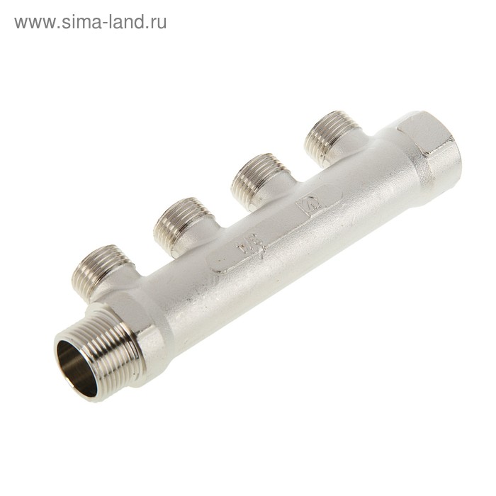 

Коллектор Valtec, 3/4" х 1/2" 4 выхода, с наружной резьбой