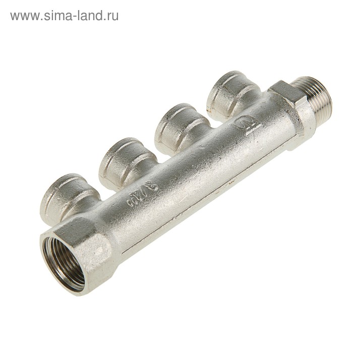 

Коллектор Valtec, 3/4" х 1/2" 4 выхода, с внутренней резьбой