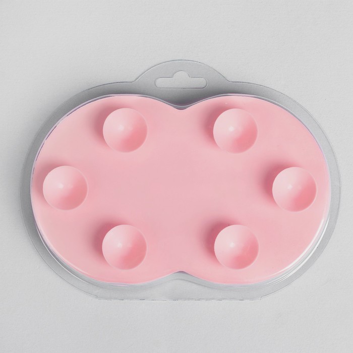 Коврик для чистки кистей, на присосках, 16,5 х 10,5см, цвет МИКС