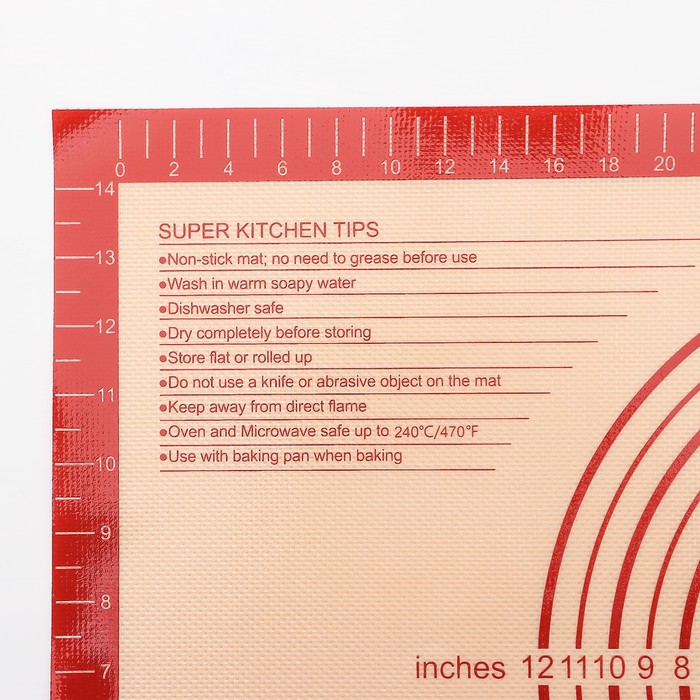 Коврик армированный с разлиновкой 40,5х66 см