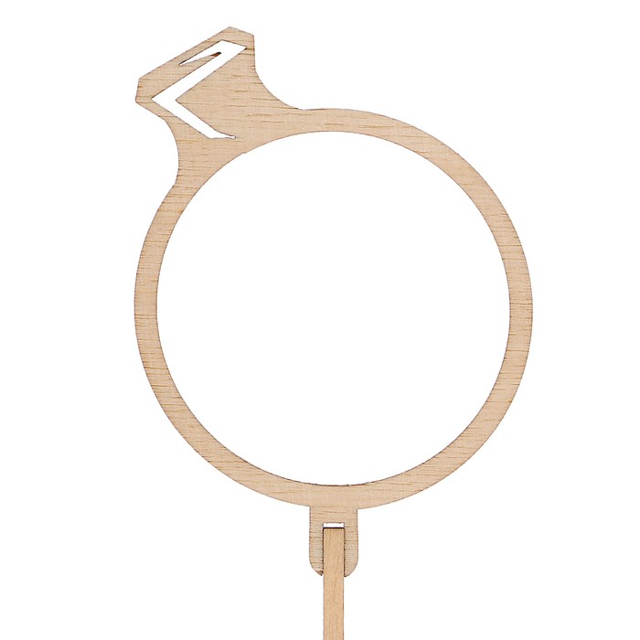 Топпер "Кольцо" 8*6,4 см