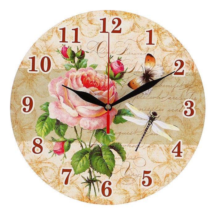 Часы-винтаж "Роза"