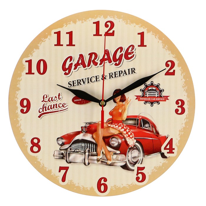 Часы-винтаж "Девушка"