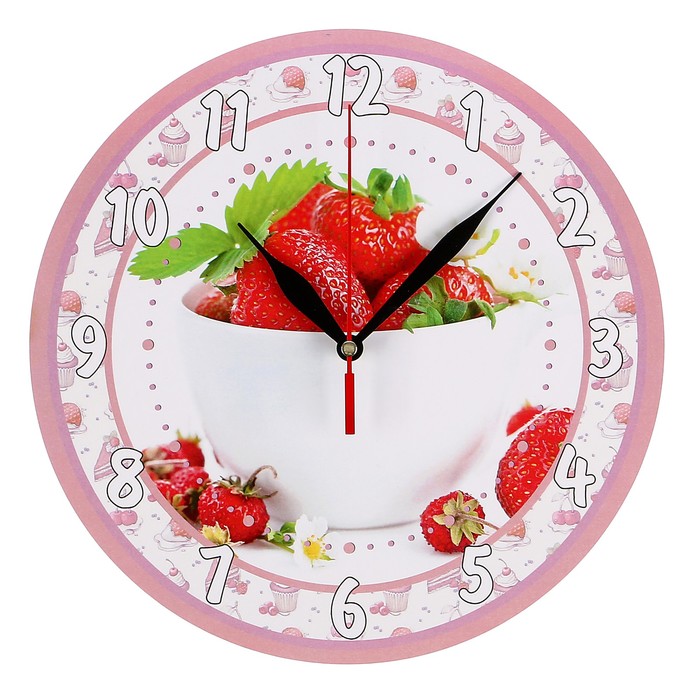 Часы-винтаж "Клубника"