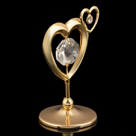 Сувенир «Сердце», 5,5х4х3 см, с кристаллами от Сима-ленд