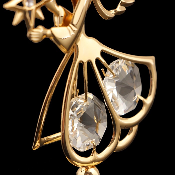 Сувенир «Ангел», 7,5×5×3 см, с кристаллами Сваровски