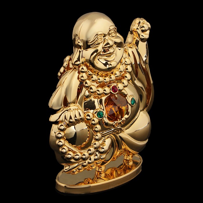 Сувенир «Будда», 9,5х8х3,5 см, с кристаллами Сваровски