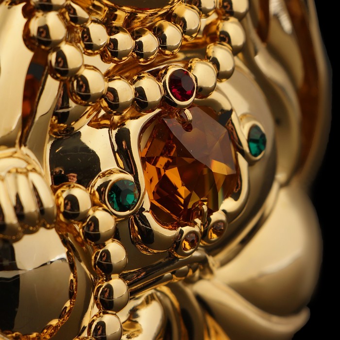 Сувенир «Будда», 9,5х8х3,5 см, с кристаллами Сваровски