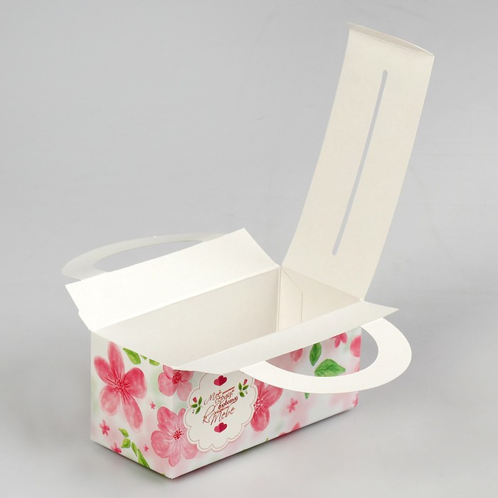 Коробка для сладостей "Любовь в моем сердце", 12 х 5.5 х 5.5 см