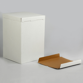 

Кондитерская упаковка, короб белый, без окна, 30 х 30 х 45 см