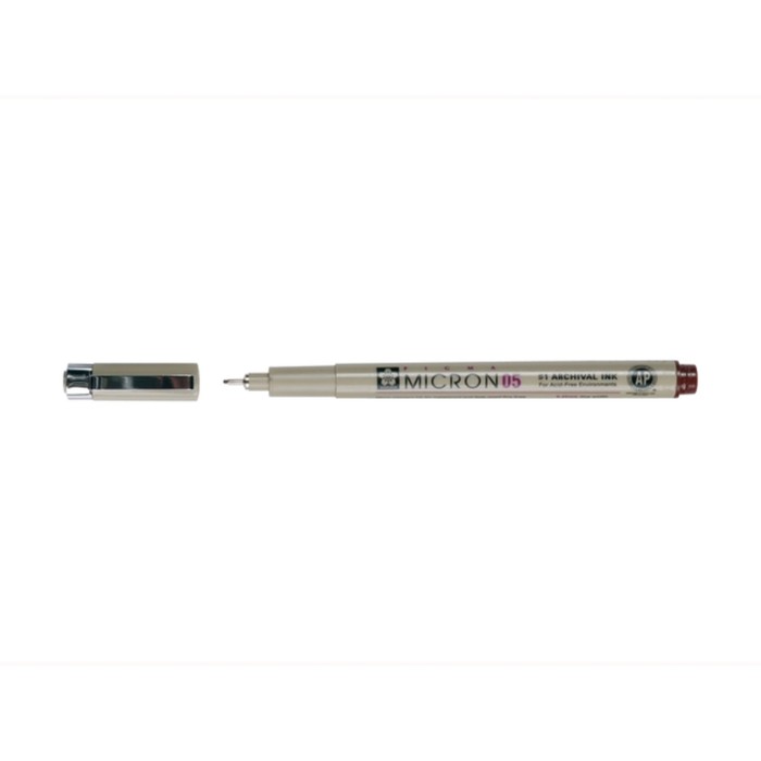 Ручка капиллярная Sakura Pigma Micron линер 0.45 мм бургундский