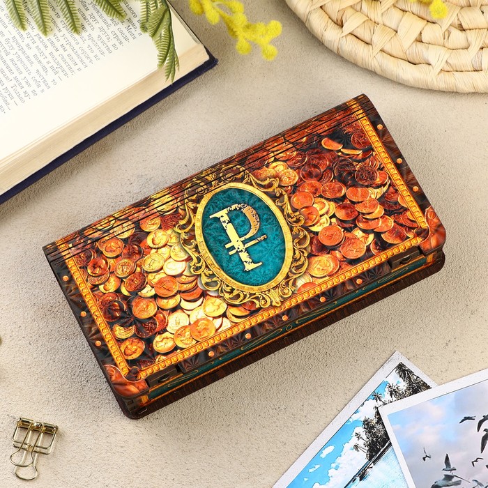 Купюрница "Рубль", 17.9х9.6х2.5см