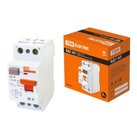 

УЗО TDM ВД1-63, 2Р, 32 А, 100 мА, SQ0203-0009