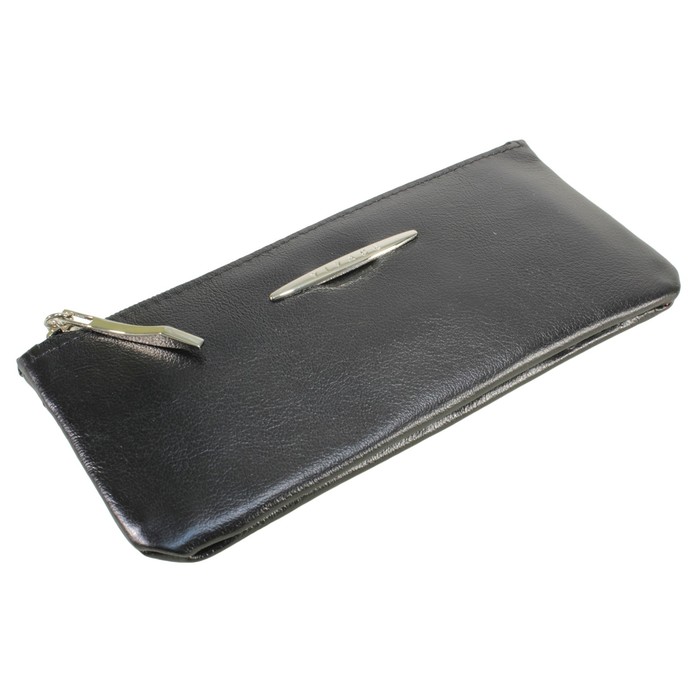 Кошелёк женский, отдел для купюр, для кредитных карт, внешний карман, цвет чёрный