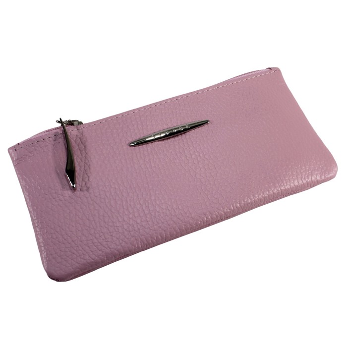 Кошелёк женский, отдел для купюр, для кредитных карт, внешний карман, цвет розовый