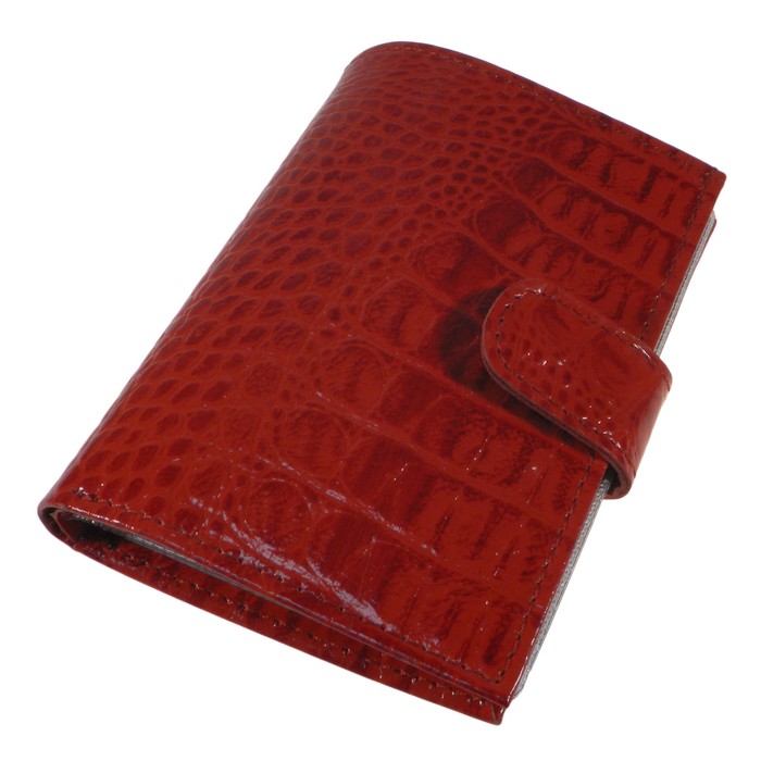 Портмоне женское, отдел для купюр, для монет, для кредитных карт, цвет красный