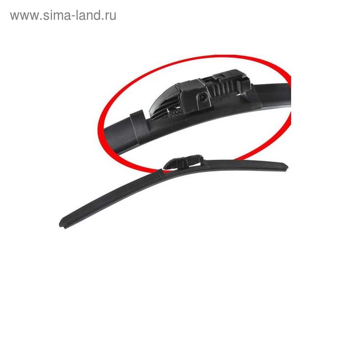 

Щетка стеклоочистителя бескаркасная, 65 см,26" SKYWAY, 1 шт универсальный адаптер