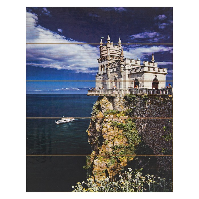 Картины по номерам на дереве "Ласточкино гнездо"