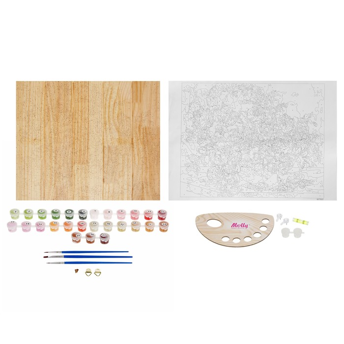 Картины по номерам на дереве "В память о лете"