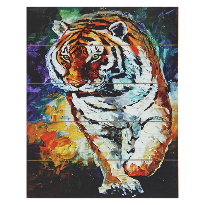Картины по номерам на дереве 40х50 Афремов "Тигр" GXT9063