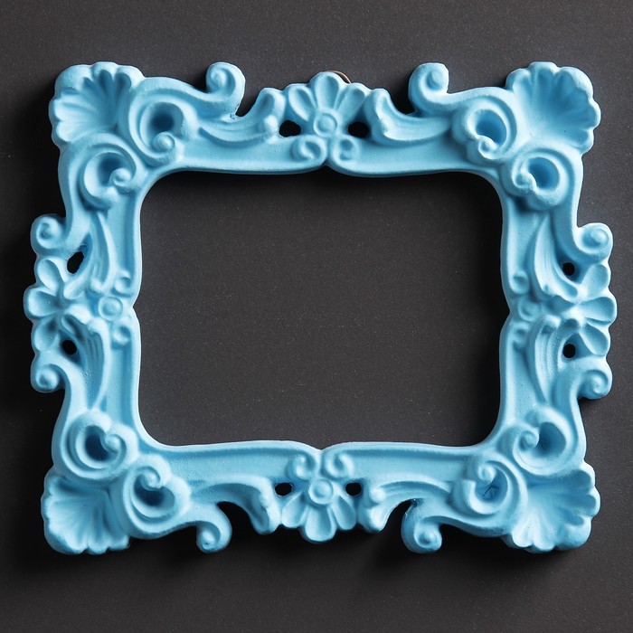 Фоторамка "Барбара" лазурь 18,8х15,6см