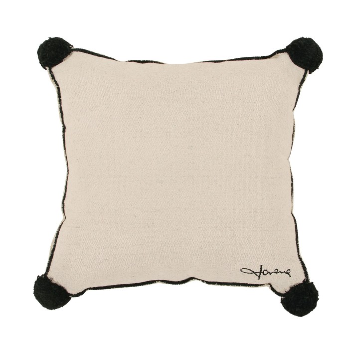 Подушка квадратная, размер 40х40 см, цвет бежевый