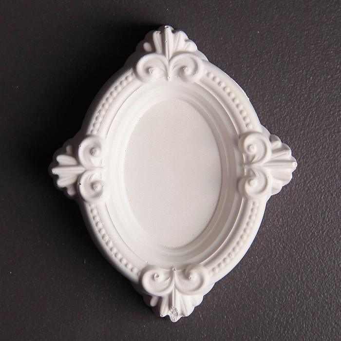 Фигурка под роспись "Рамка овальная", 13х10 см