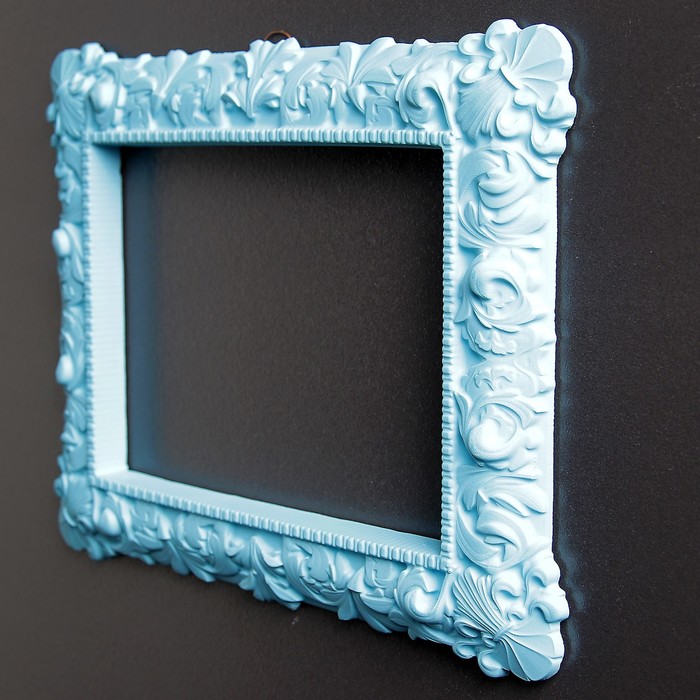 Фоторамка "Орхидея" лазурь 17х21см