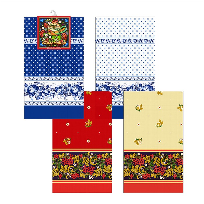 Полотенце "Русский стиль", размер 42х72 см, цвет микс ТП71-83