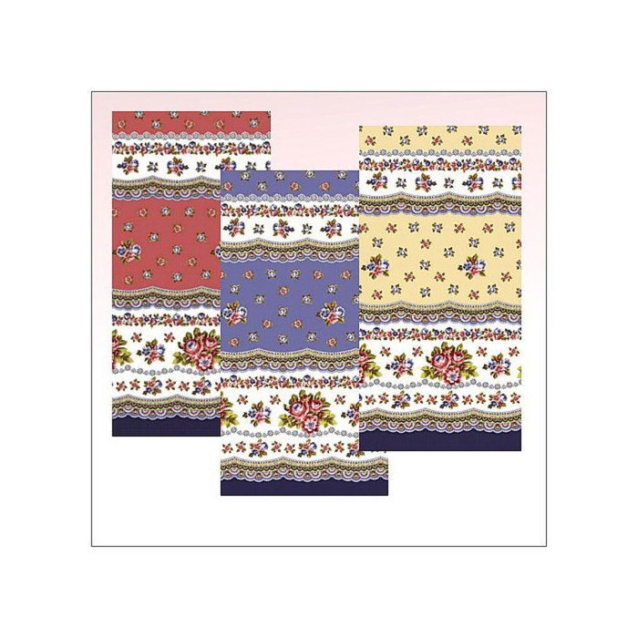 Полотенце "Павлопосадские мотивы", размер 42х72 см, 48х62 см, цвет микс ТП71-89