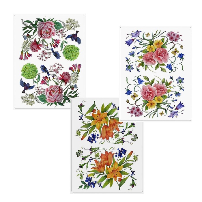 Полотенце "Акварель", размер 48х62 см, цвет микс МТ71-111