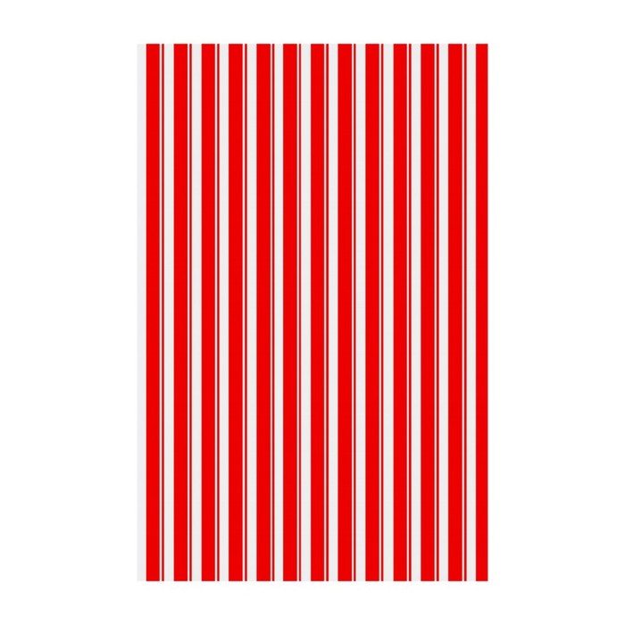 Полотенце "Полоски", размер 42х72 см, цвет красный МТ71-120