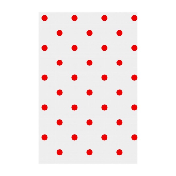 Полотенце "Горошек", размер 42х72 см, цвет красный МТ71-132