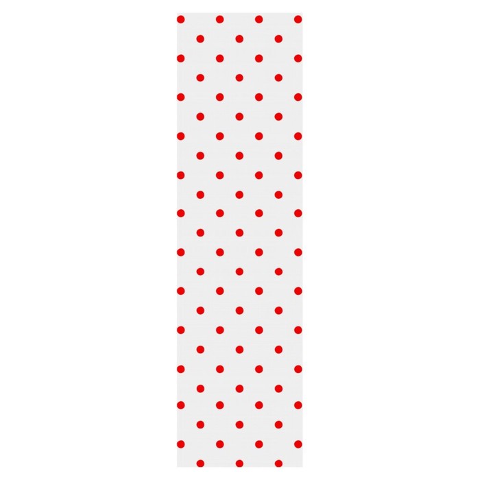 Дорожка на стол "Горошек", размер 45х145 см, цвет красный МТ71-136
