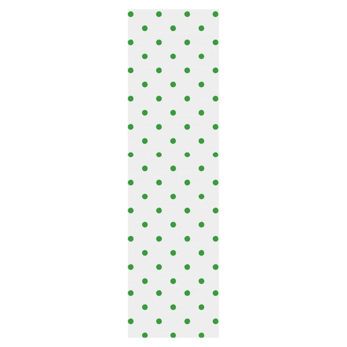 Дорожка на стол "Горошек", размер 45х145 см, цвет зелёный МТ71-137