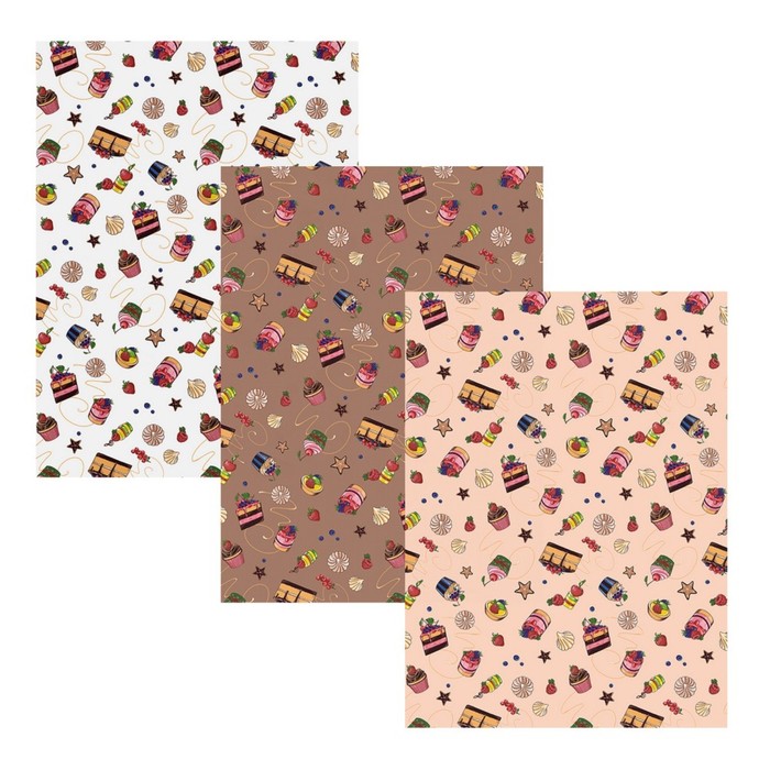 Полотенце "Десерт", размер 46х62 см, цвет микс МТ71-142