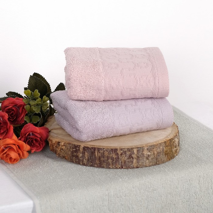 Комплект махровых полотенец "Ласточка" , 30х50смх3шт, цвета МИКС, 400г/м2, хлопок 100%