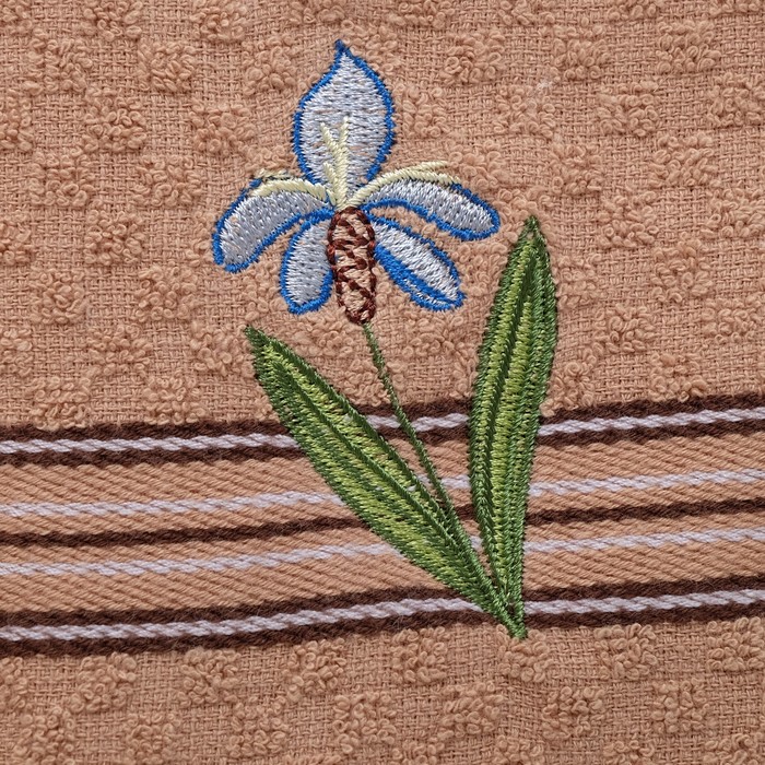 Набор полотенец, 38х64см х2шт, цвет коричневый