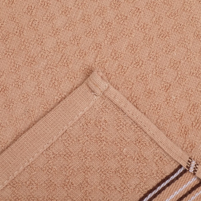 Набор полотенец, 38х64см х2шт, цвет коричневый