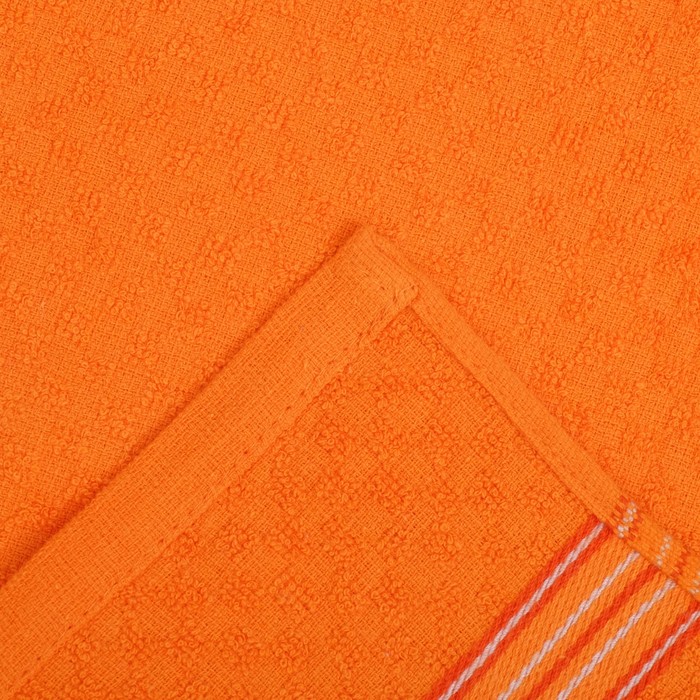Набор полотенец, 38х64см х2шт, цвет оранжевый