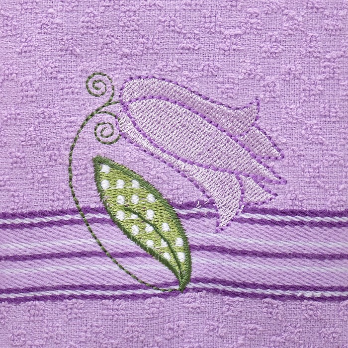 Набор полотенец, 38х64см х2шт, цвет фиолетовый